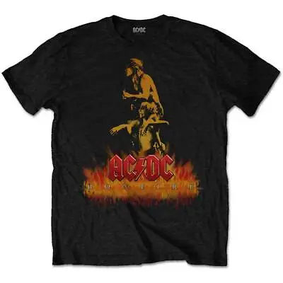 Buy AC/DC Official Licensed Unisex T- Shirt - Bonfire Logo - Black Cotton  • 16.99£