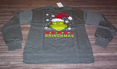 Buy WOMEN'S TEEN THE GRINCH WHO STOLE CHRISTMAS Crew Sweatshirt XS NEW W/ TAG • 28.95£