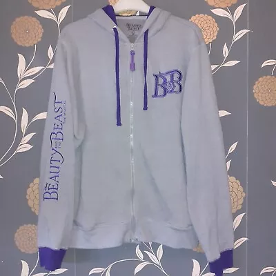Buy Disney Beauty & The Beast Broadway Musical Embroidered Hoodie Size Medium USA • 29.99£