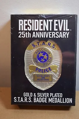 Buy Fanattik RESIDENT EVIL Gold & Silver Plated S.T.A.R.S. BADGE MEDALLION PS4 / PS5 • 65£