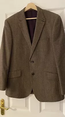 Buy Austin Reed Men’s 42s Fine Brown Check Hacking Jacket • 18£
