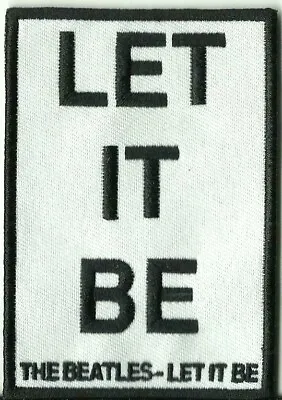 Buy BEATLES Let It Be 2019 EMBROIDERED SEW ON PATCH Official Merch SONG TITLE • 3.99£