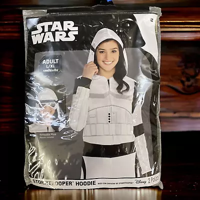 Buy Star Wars Imperial Stormtrooper Hoodie 3D Printed Zip Jacket Adult L/XL Costume • 19.20£