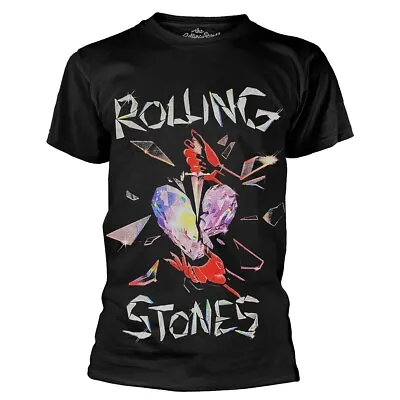 Buy The Rolling Stones Official 'Hackney Diamonds Heart' Black T-Shirt LARGE -NEW • 15.99£