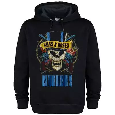 Buy Amplified Unisex Adult Use Your Illusion 91 Tour Guns N Roses Hoodie GD1229 • 63.59£