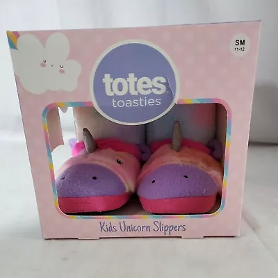 Buy Totes Toasties Childrens Unicorn Slippers Size 11-12 - New & Free Shipping  • 20.07£