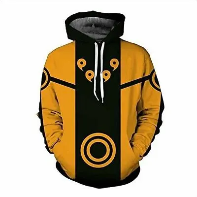 Buy Naruto Shippuden Sage Naruto Uzumaki Cosplay Hoodie *STOCK IN UK • 19.99£