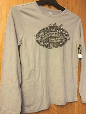 Buy Dropkick  Murphys - Gray Long Sleeve Shirt - NWT - Ladies Junior - XL (14-16).   • 33.15£