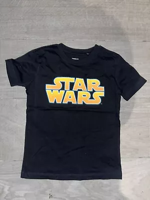 Buy Next Boys Black Star Wars Logo Aged 6 Years Old Brand New  • 4.99£