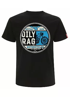 Buy Oily Rag British Made Motorcycle T Shirt. Biker Tee. Oily Rag Co Official Store  • 18£