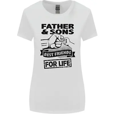 Buy Father & Sons Best Friends For Life Womens Wider Cut T-Shirt • 8.75£