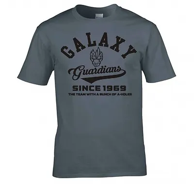 Buy Guardians Of The Galaxy  College Logo  T Shirt New • 12.99£