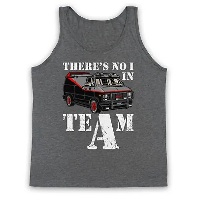 Buy A Team Van There's No I In Team Parody Baracus Hannibal Adults Vest Tank Top • 18.99£