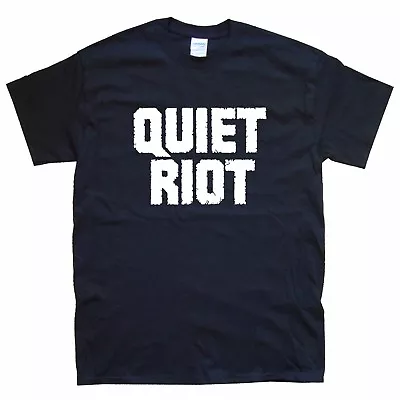 Buy QUIET RIOT T-SHIRT Sizes S M L XL XXL Colours Black, White  • 15.59£