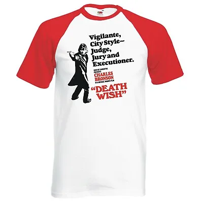 Buy Inspired By Death Wish  Judge, Jury And Executioner  Raglan Baseball T-shirt • 14.99£