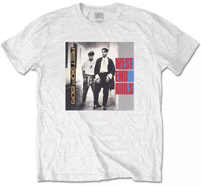 Buy Pet Shop Boys West End Girls White T-Shirt OFFICIAL • 15.19£