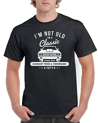 Buy 53rd Birthday Gifts Year 1971 Car Tee Present Mens Limited 53 Years Old T-Shirt  • 8.99£