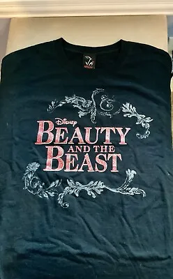 Buy Disney Beauty And The Beast “Glitter Accented” (L) Adult Tshirt Disney Broadway • 11.53£