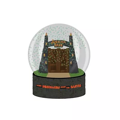 Buy Half Moon Bay   Jurassic Park Gates Snow Globe   Jurassic Park Merch (US IMPORT) • 40.09£