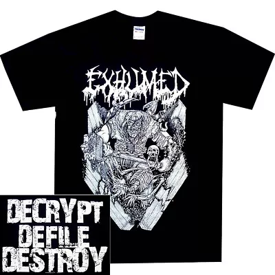 Buy Exhumed Casket Krusher Shirt S M L XL Official Tshirt Death Metal Band T-shirt • 19.42£