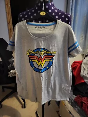 Buy Wonder Woman T-shirt  Grey By Character.com Size XXL • 6£