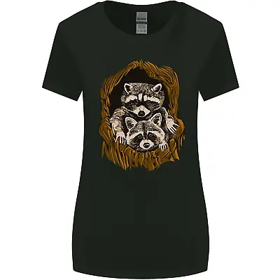 Buy Raccoons In A Tree Womens Wider Cut T-Shirt • 8.75£