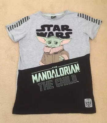 Buy Boys Grogu Mandalorian  T-shirt Age 13 Years Star Wars From TU • 2£