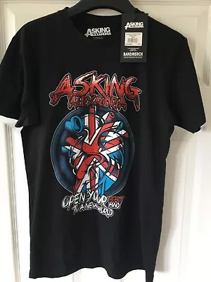 Buy NEW With Tags Asking Alexandria Official Black T/Shirt Size Medium • 15£