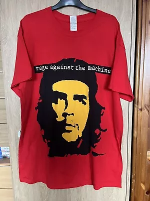 Buy Rage Against The Machine Che Red T-shirt Size L Large • 30£