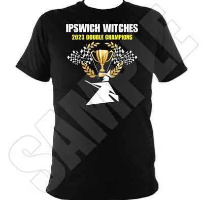 Buy Ipswich Witches Double Champions 2023 T-Shirt • 19.99£