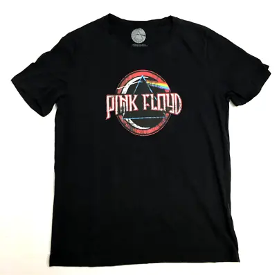 Buy Pink Floyd Dark Side Of The Moon Music Band Graphic Print Black T-Shirt Medium • 9.99£