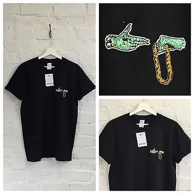 Buy Actual Fact Run The Jewels Embroidered Black Hip Hop Tee T-shirt • 20£