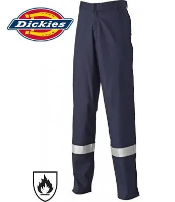 Buy Dickies Pyrovatex Mens Trousers Flame Retardant Hi Vis YKK Zip FR5300 CLEARANCE  • 19.95£