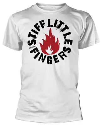Buy Stiff Little Fingers Punk White T-Shirt OFFICIAL • 12.99£