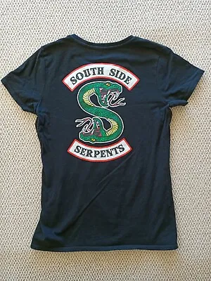 Buy RIVERDALE Woman's T-shirt SOUTH SIDE SERPENTS Size S Small Double Sided Snake  • 4.78£