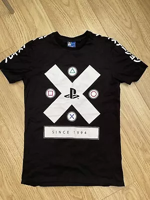 Buy Next Older Boys Hardly Worn 13 Years PlayStation T-shirt VGC Black • 4.50£