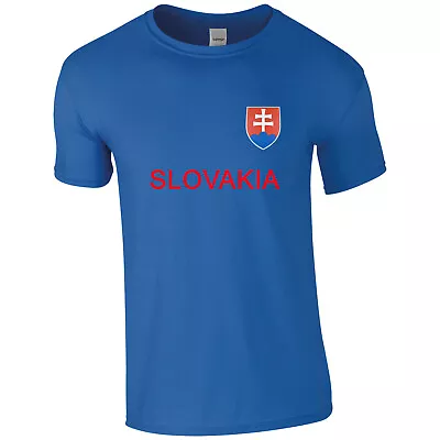 Buy Slovakia Euro  T Shirt Football Your Country T Shirt & Cap Pristine Finish • 17.99£