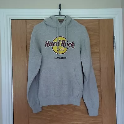 Buy HARD ROCK CAFE Printed Grey Sweatshirt Hoody - London - Size Medium  • 15£