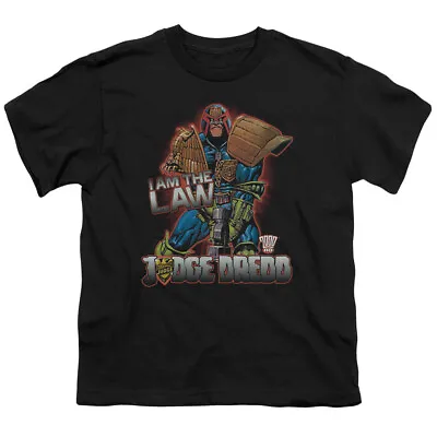 Buy Judge Dredd Law Kids Youth T Shirt Licensed Comic Book IDW Publishing Tee Black • 13.69£