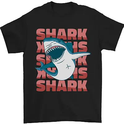 Buy A Great White Shark Mens T-Shirt 100% Cotton • 9.48£