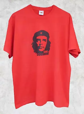Buy Medium Mens Che Guevara Red T-Shirt • 5.99£