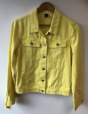 Buy Little Miss Captain Denim Jacket Medium Yellow Used • 4.95£