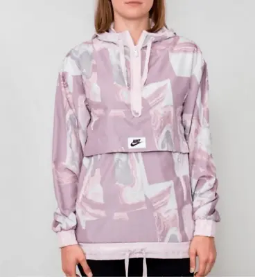 Buy Nike Sportswear Windbreaker Marble All Over Print Jacket XL • 38.65£