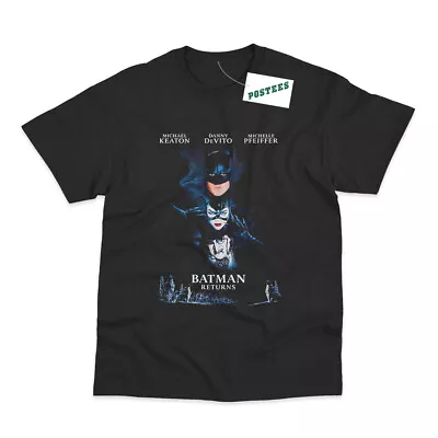 Buy Retro Movie Poster Inspired By Batman Returns DTG Printed T-Shirt • 15.95£