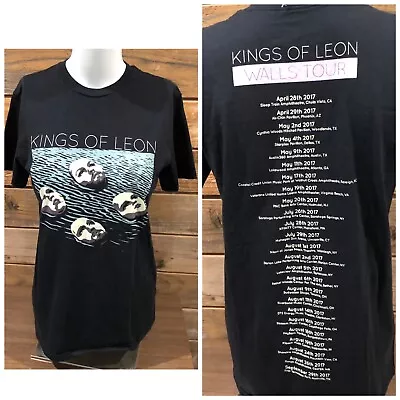 Buy Kings Of  Leon 2017 Walls Tour T-shirt  Cities Adult Small • 13.26£