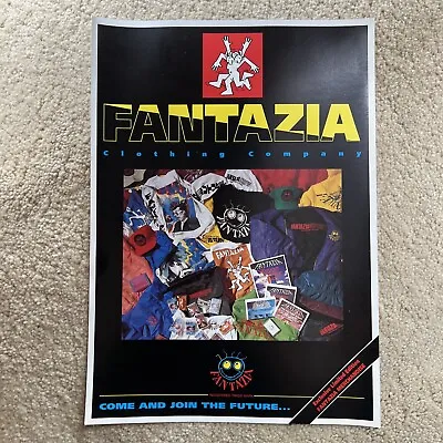 Buy Fantazia Merchandise Clothing Merch Rave Flyer A4 1992 A4 • 10£