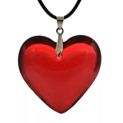 Buy Heart Pendant Black Rope Necklace Jewelry Clavicle Chain For Women Men Birthday • 5.35£