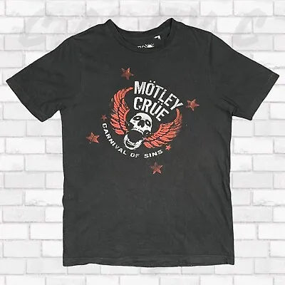 Buy Mötley Crüe Merch Rock N Roll Heavy Metal Mens T-shirt S Vintage Graphic Print • 18.57£