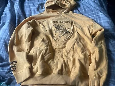 Buy M&S Harry Potter Hufflepuff Yellow Hoodie Size 13-14yr Old • 3.99£
