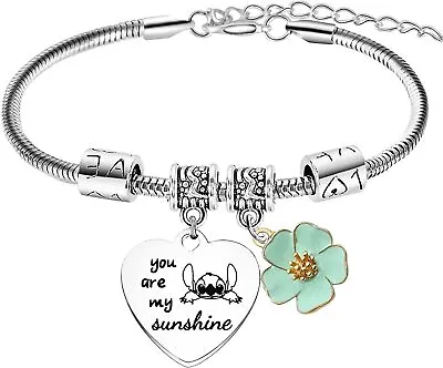 Buy Stitch Bracelet Gifts Jewellery You Are My Sunshine Birthday Pendant Friendship  • 4.99£